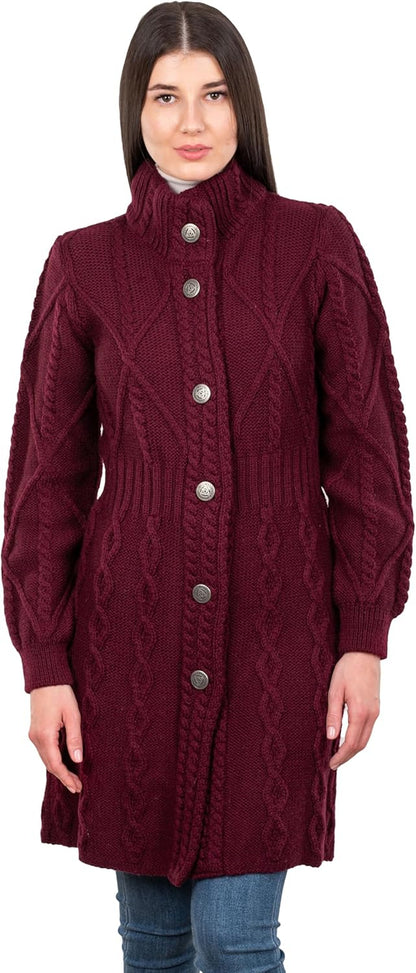 Merino Knitted Jacket –Textured Knit