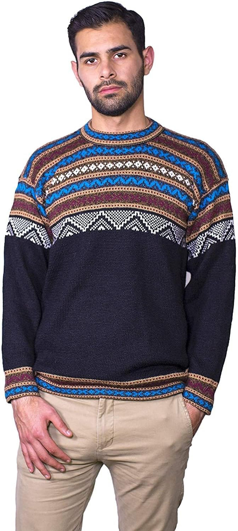 Alpaca Sweater – Cusco Geometric Pattern