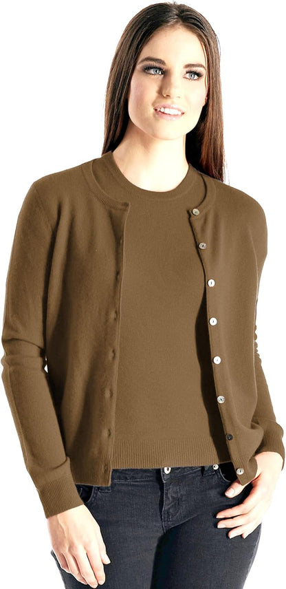 Women's Cashmere Jacket – Rich Crimson Elegance