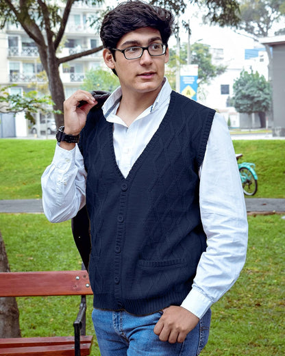 Alpaca Vest – Island Pattern