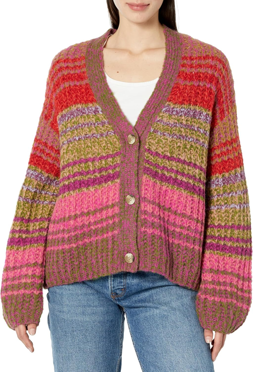 Alpaca Jacket - Colorful Knit