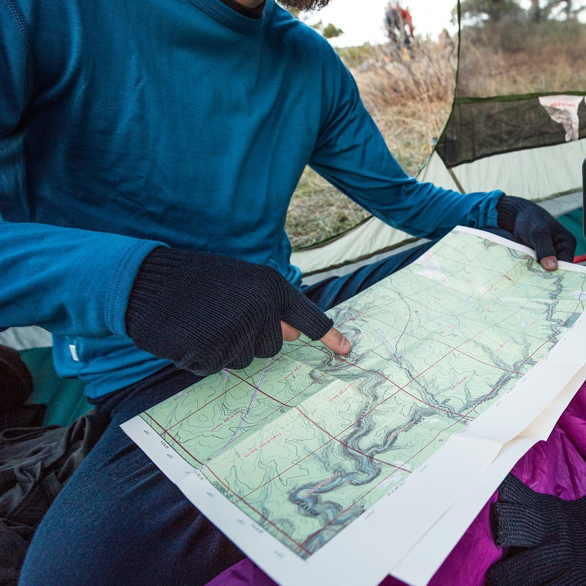 Merino Fingerless Gloves – Durable Warmth