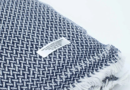 Cashmere Sofa Throw – Dark Blue