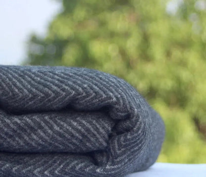 Cashmere Sofa Thr White-Black, Throw, All-Season, Soft, Home Decor, Gift