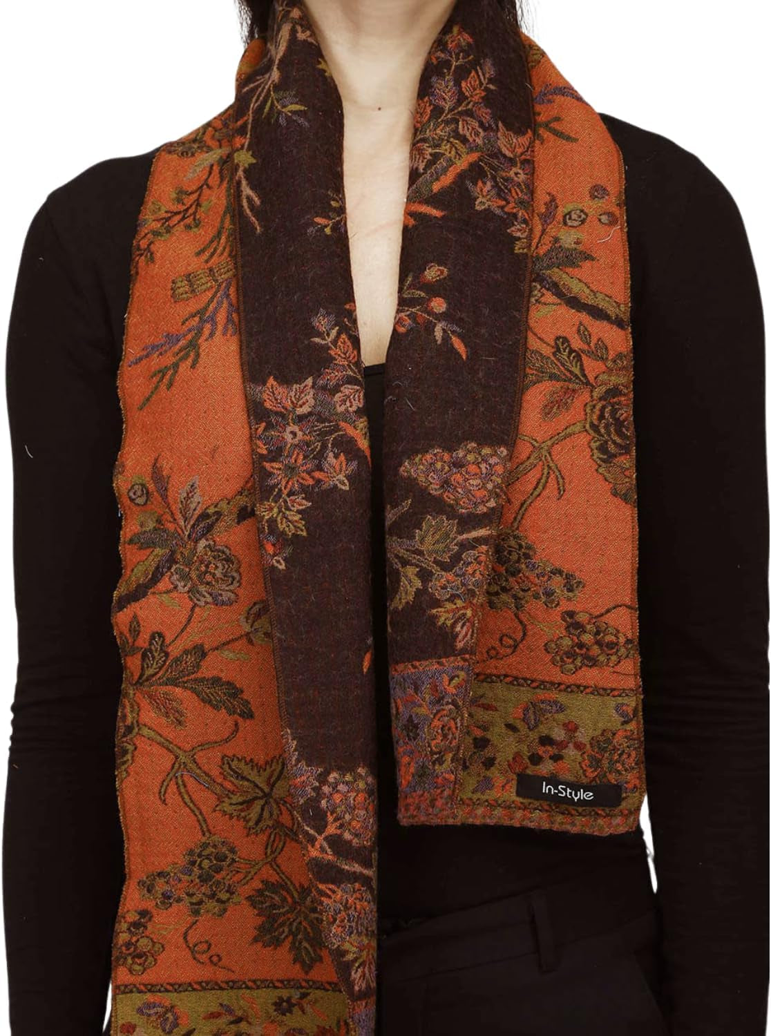 Merino Scarf – Reversible Style