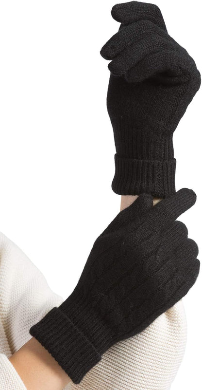 Women's Cashmere Gloves – Olive