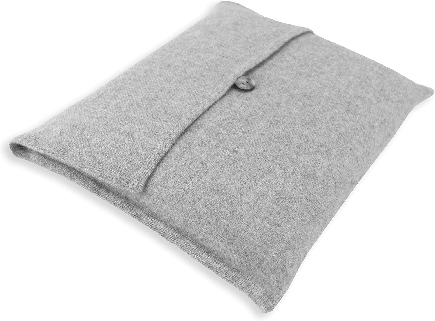 Cashmere Throw Blanket – Pouch Gray