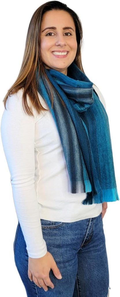 Alpaca Wool Scarf – Ecuadorian Handwoven