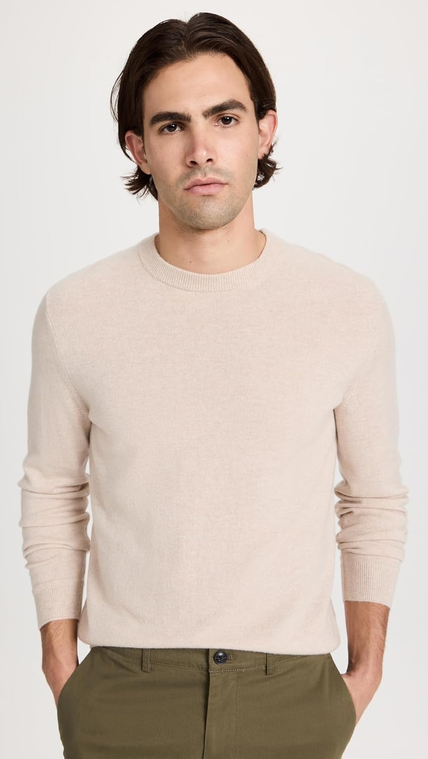 Men's Cashmere Sweater – Wheat