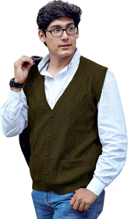 Alpaca Vest – Island Pattern