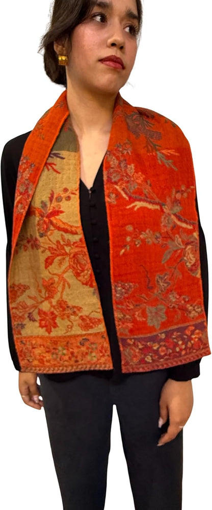 Merino Scarf – Reversible Style