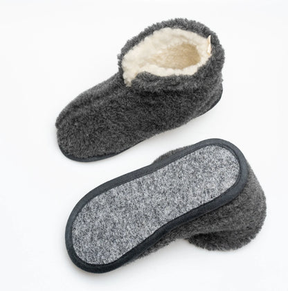 Merino Wool Slippers – Non-Slip Sheepskin