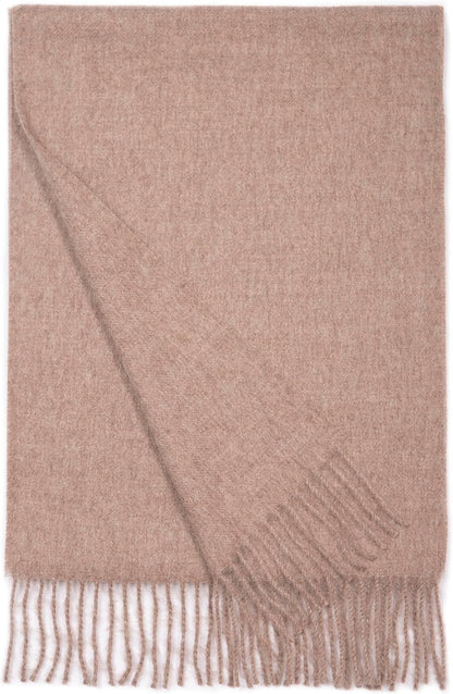 Natural Alpaca Scarf – Resilient Warm Wrap