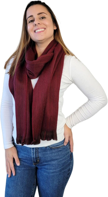 Alpaca Wool Scarf – Ecuadorian Handwoven