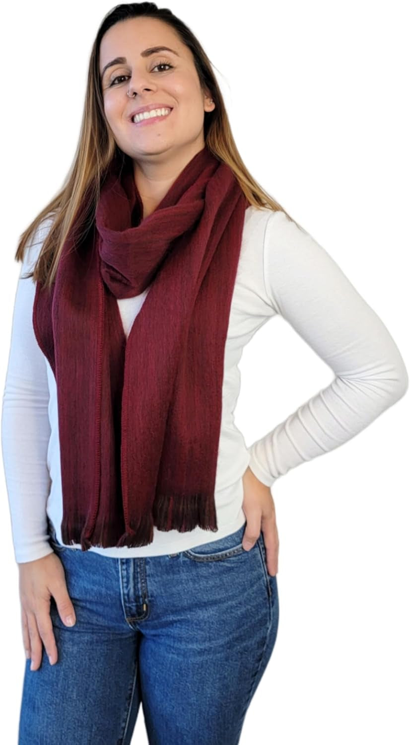 Alpaca Wool Scarf – Ecuadorian Handwoven