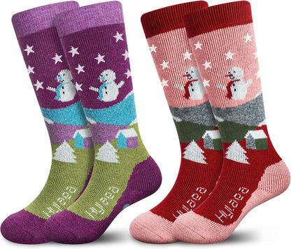 Merino Ski Socks – Kids’ Thermal Snow