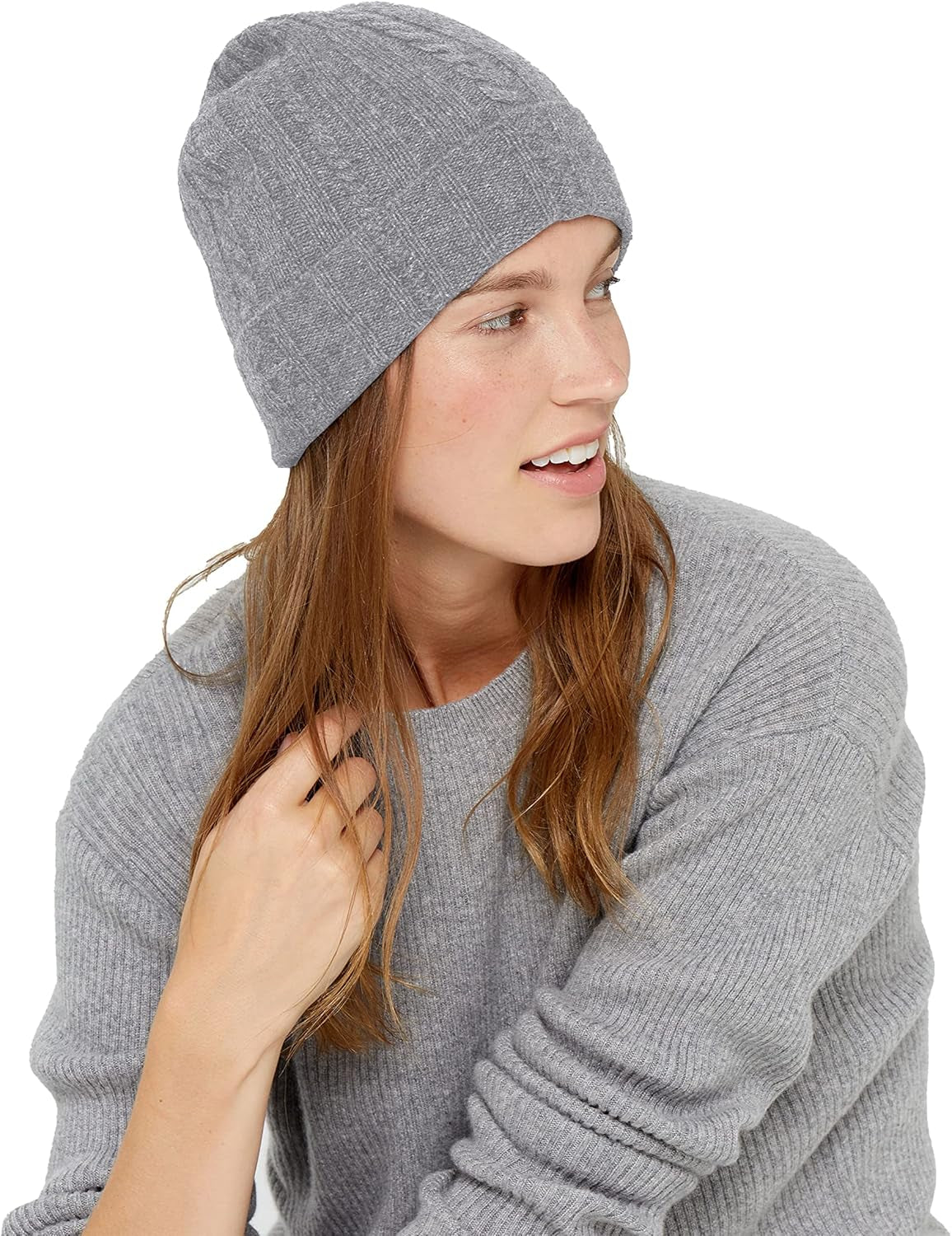 Pure Cashmere Hat – Cuffed Beanie 