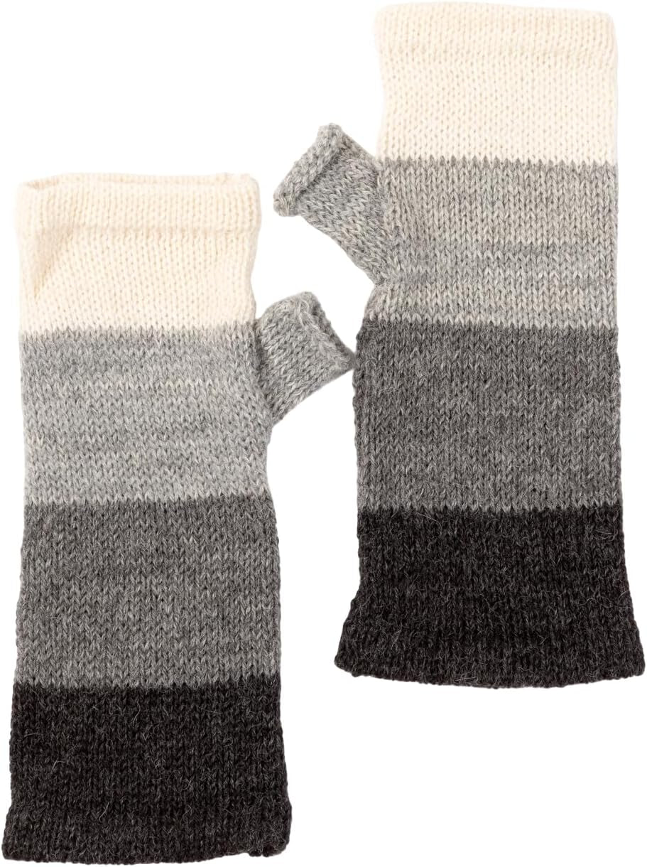 Alpaca Fingerless Gloves – Handmade