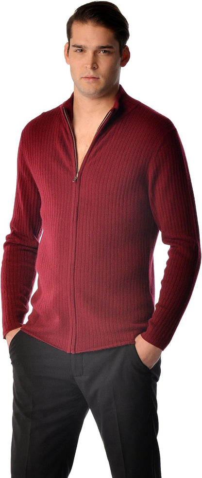 Cashmere Men's Sweater – Full Zip