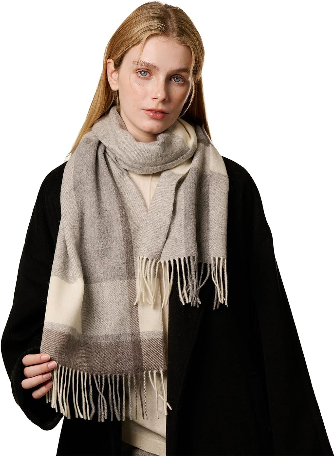 Merino Winter Fashion Scarf – Elegant