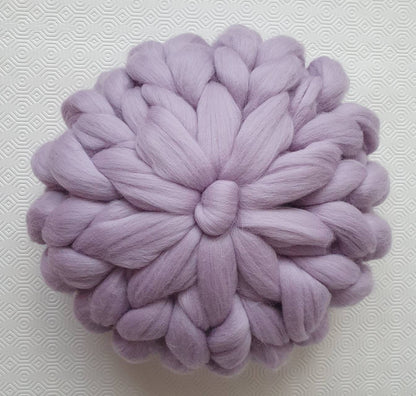 Merino Cushion – Chunky Round Knit