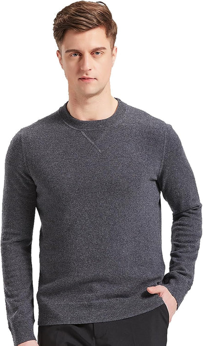 Cashmere Men's Sweater – Essential Base Crewneck