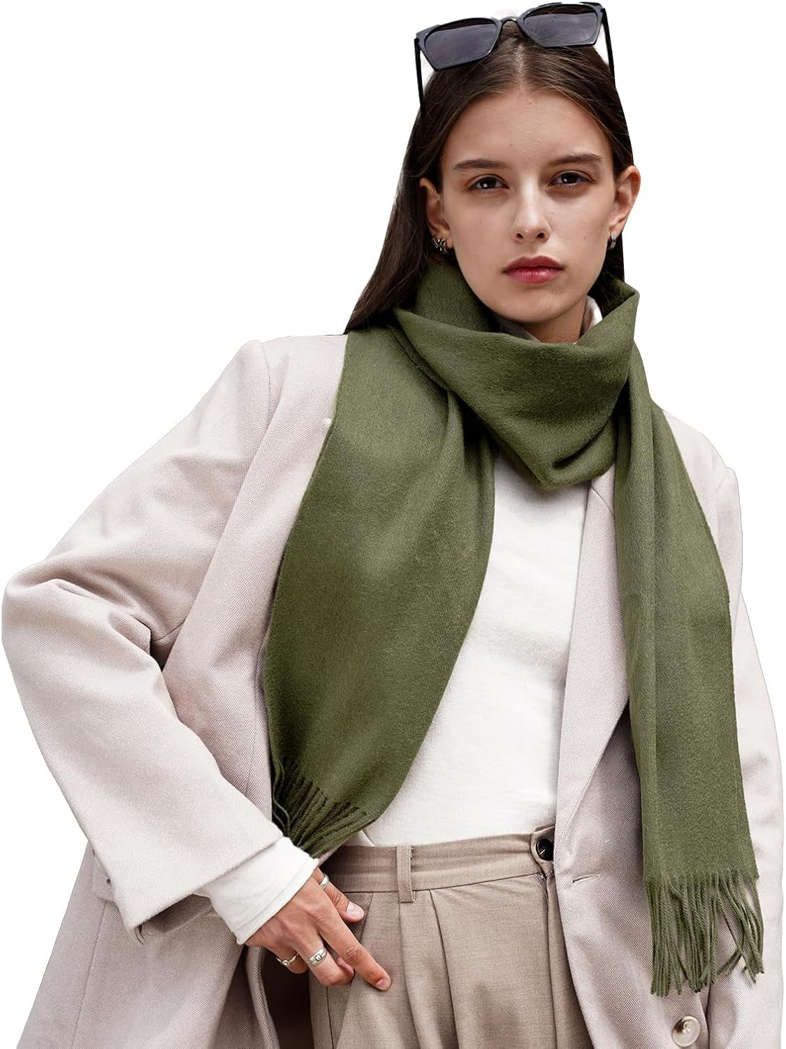 Merino Winter Fashion Scarf – Elegant