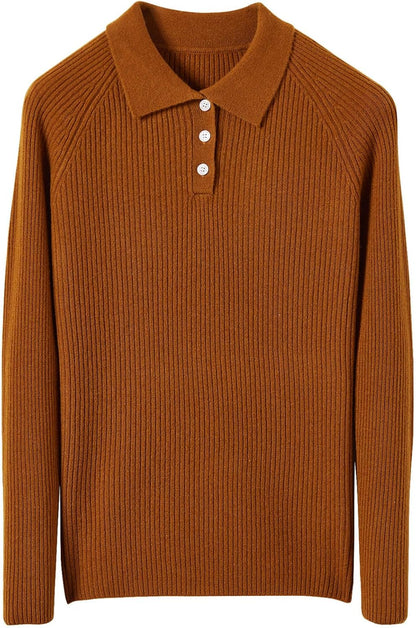 Merino Wool Sweater – Orange