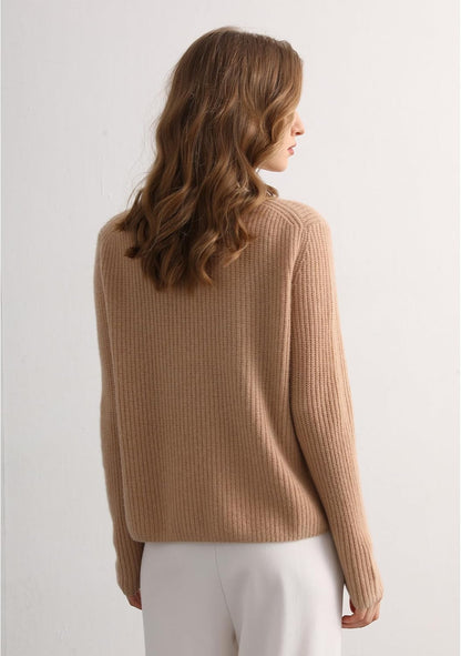 Cashmere Sweater – Ribbed
