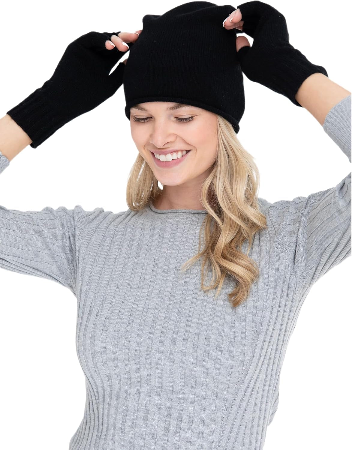 Cashmere Fingerless Glove – 100% Cashmere