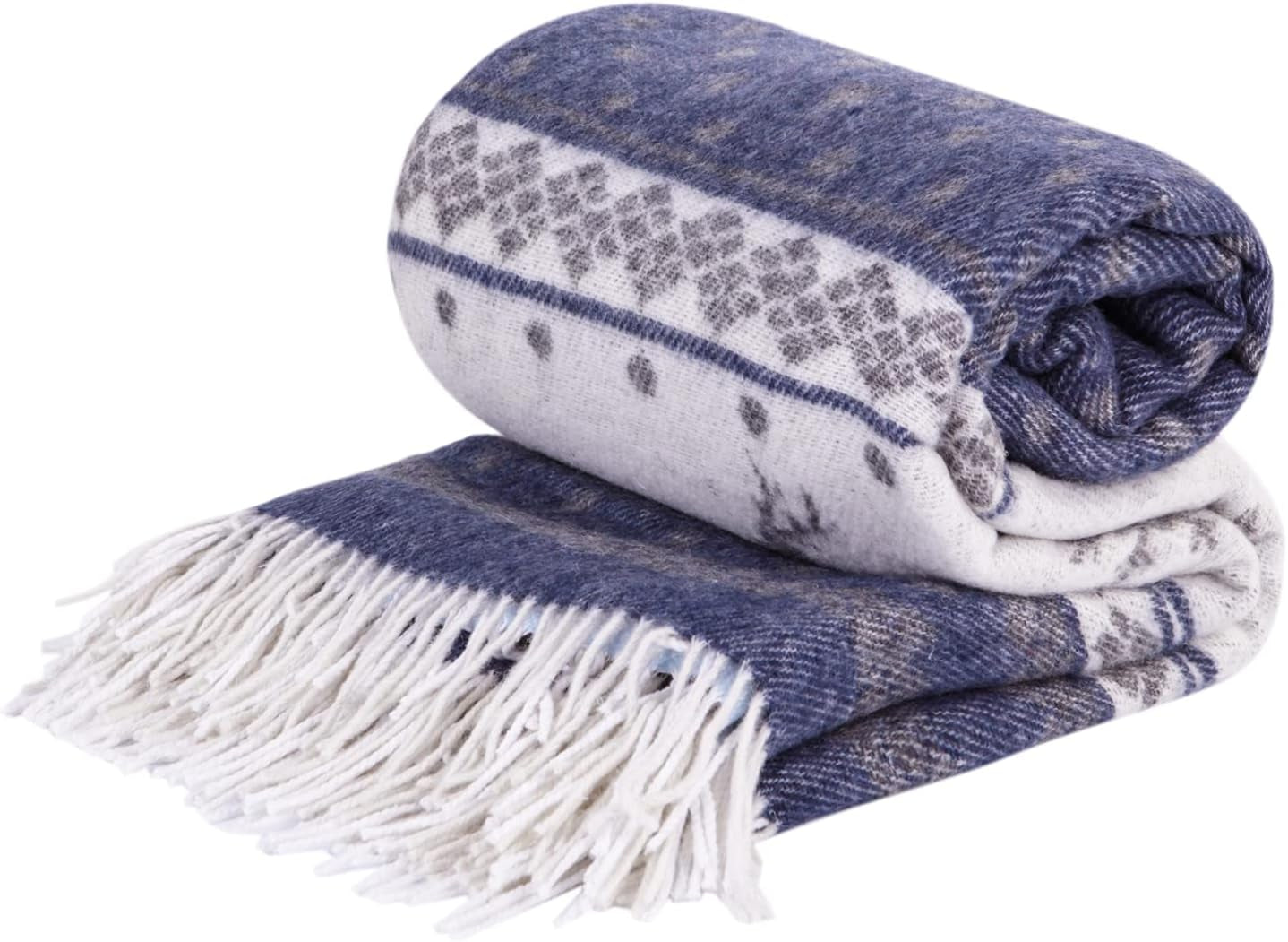 Merino Throw Blanket - Gradient Square