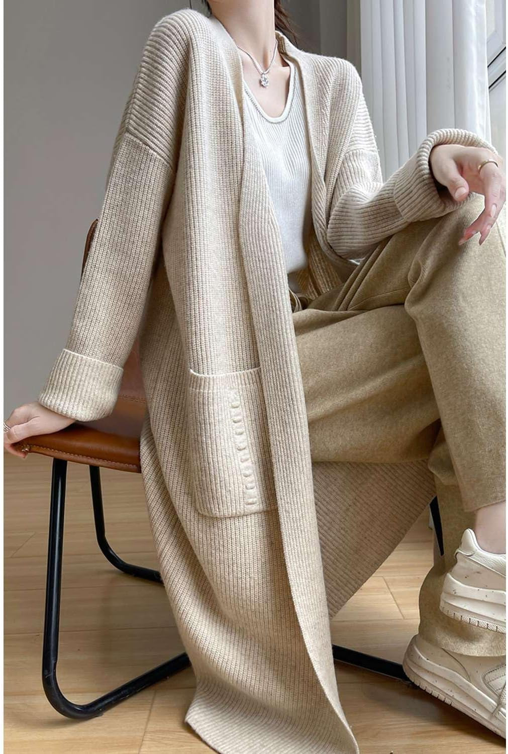 Merino Knitted Jacket – Cozy & Chic Layer