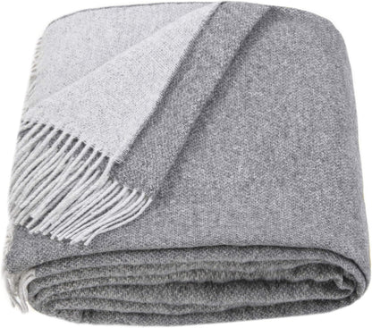 Merino Throw Blanket - Gradient Square