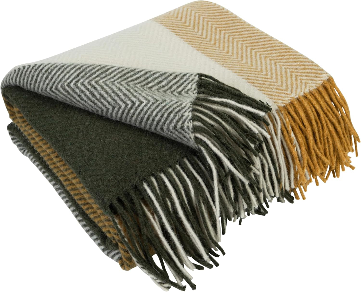 Merino Throw Blanket - Gradient Square