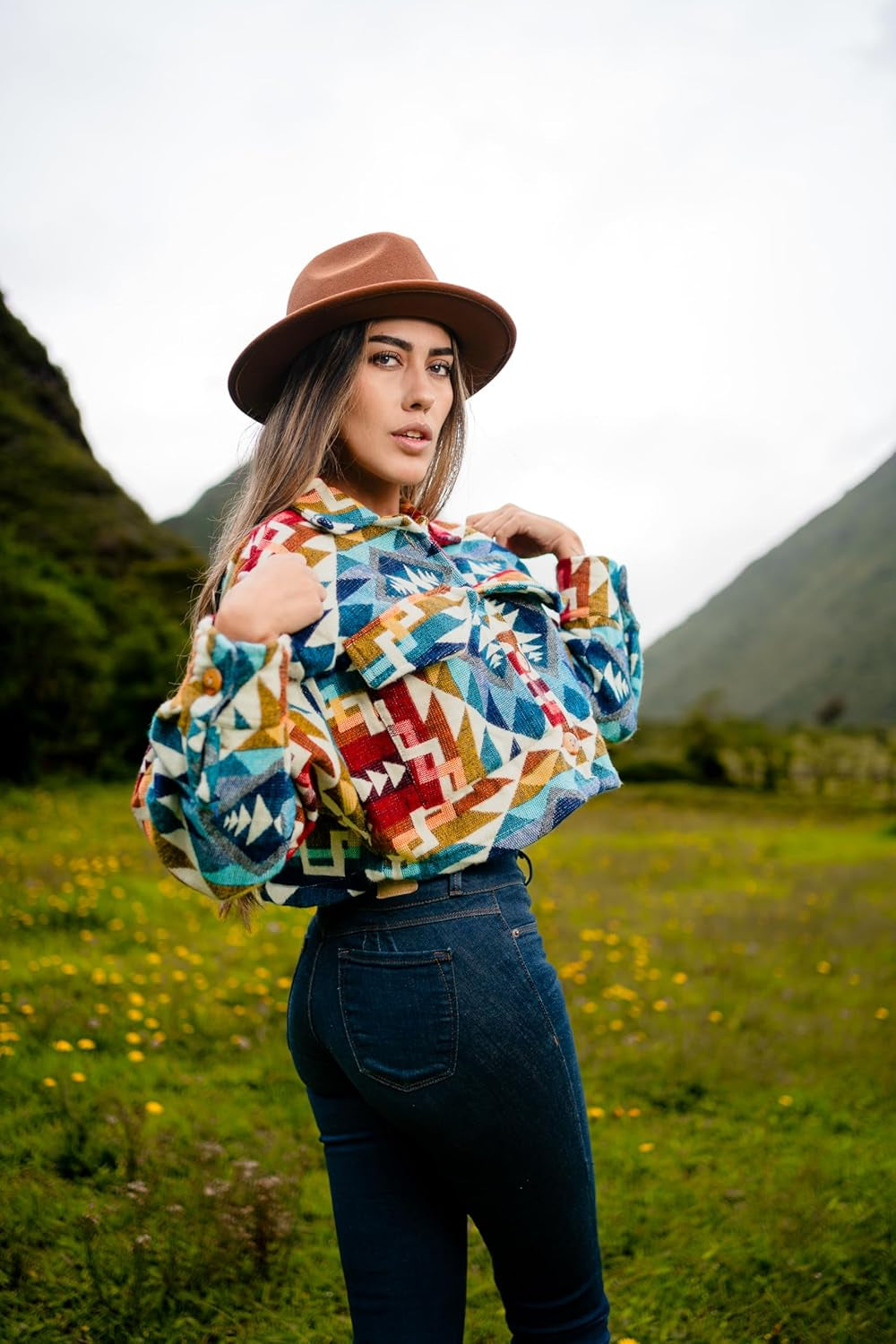 Handmade Alpaca Jacket – Artisan Comfort