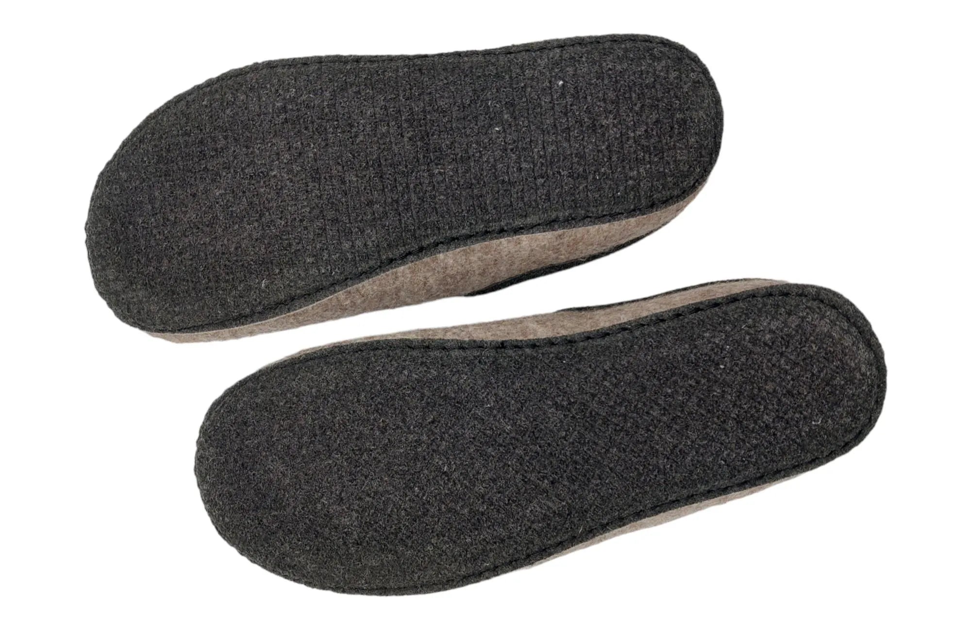 Merino Wool Slippers – Graphite Wool Slip-Ons