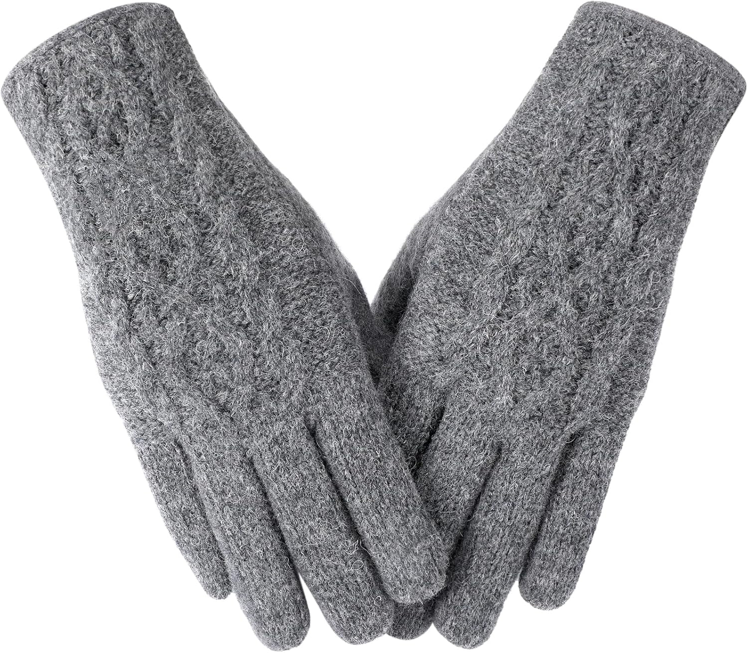 Women's Cashmere Gloves – Cable Knit