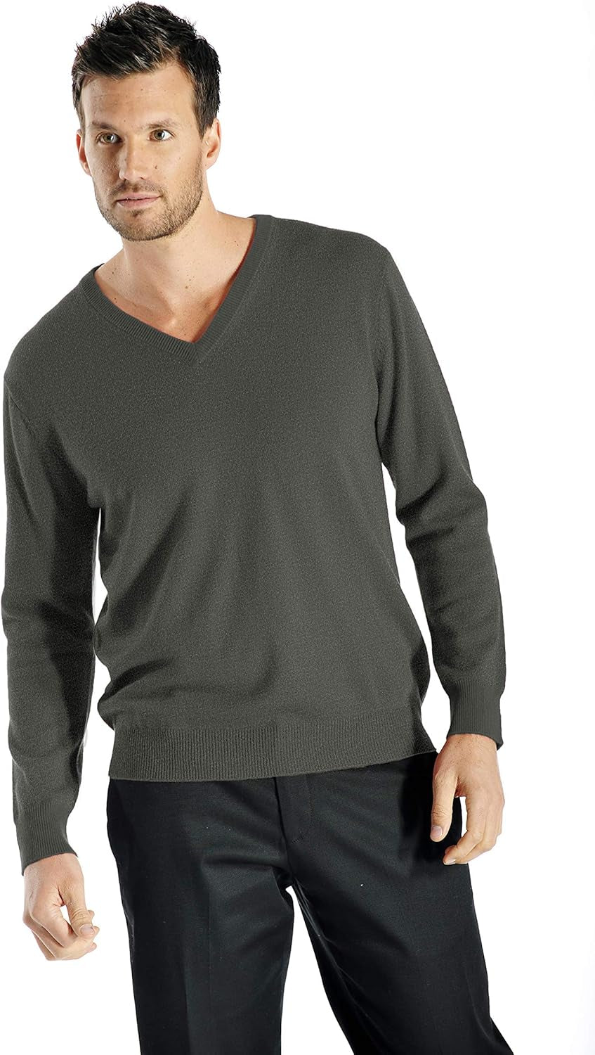 Cashmere Men's Sweater – Draped Luxury