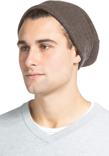 Men's Cashmere Hat – Slouchy Beanie