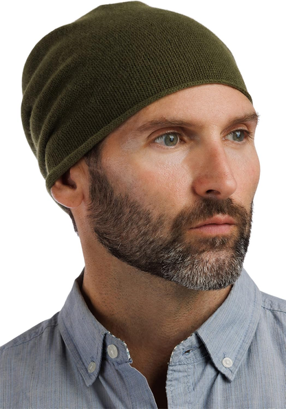 Men's Cashmere Hat – Slouchy Beanie