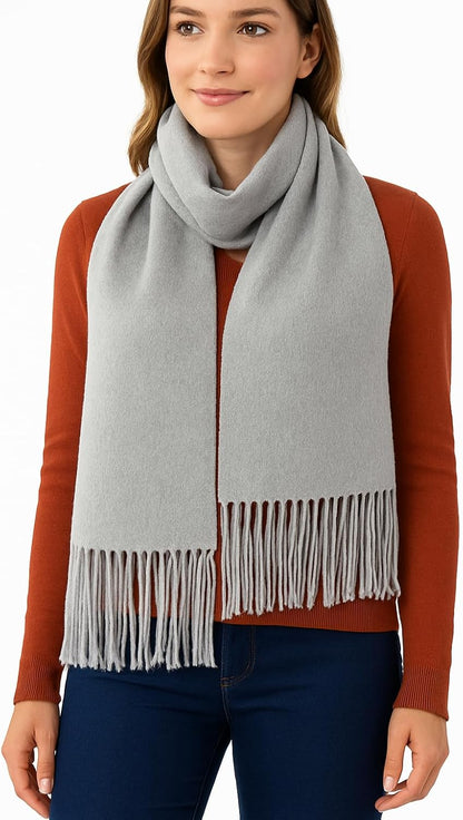 Alpaca Scarf – Handwoven Fringed Wrap