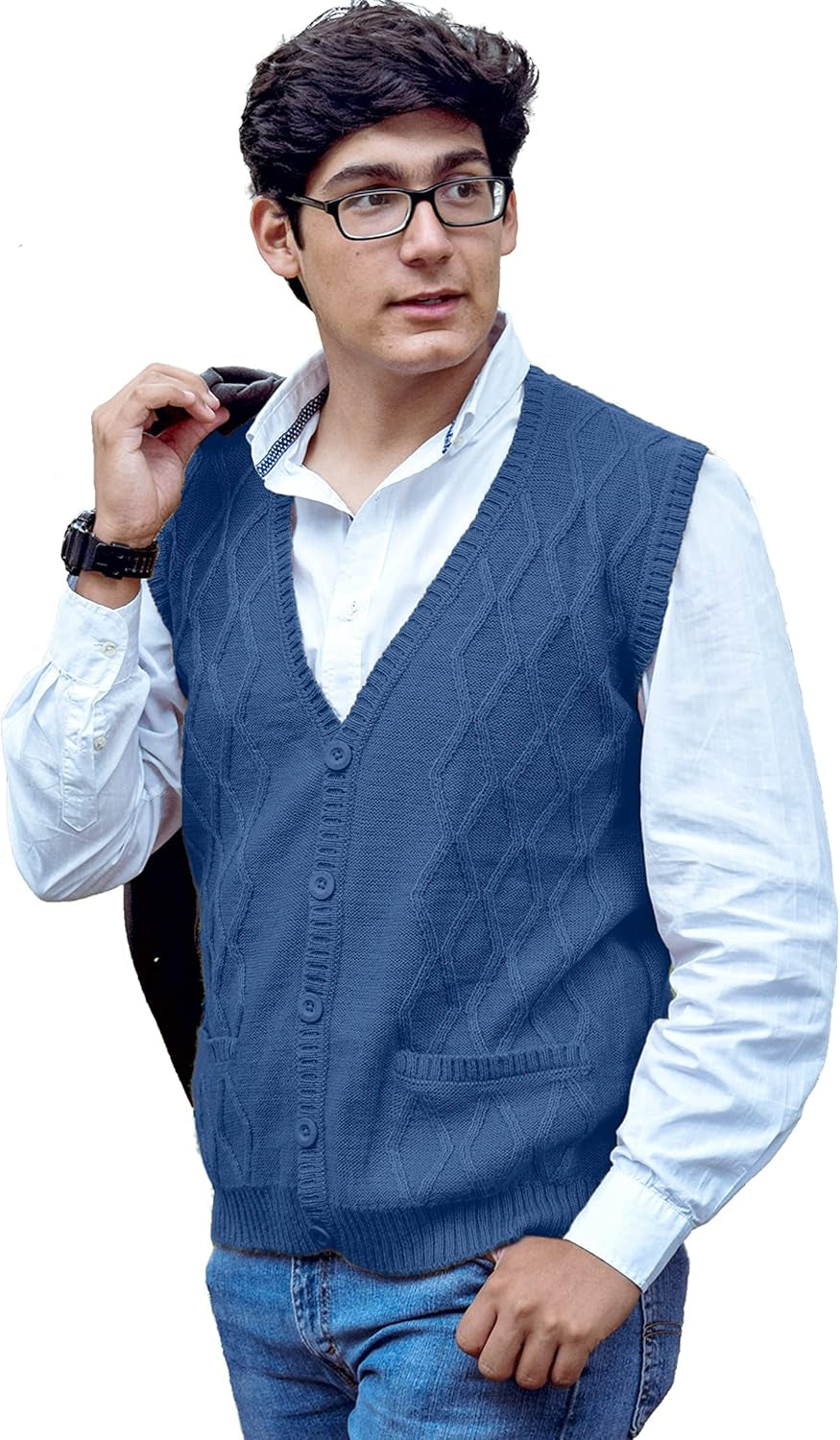 Alpaca Vest – Island Pattern