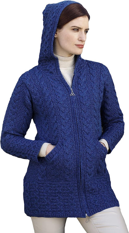Merino Knitted Jacket – Textured Merino Warmth