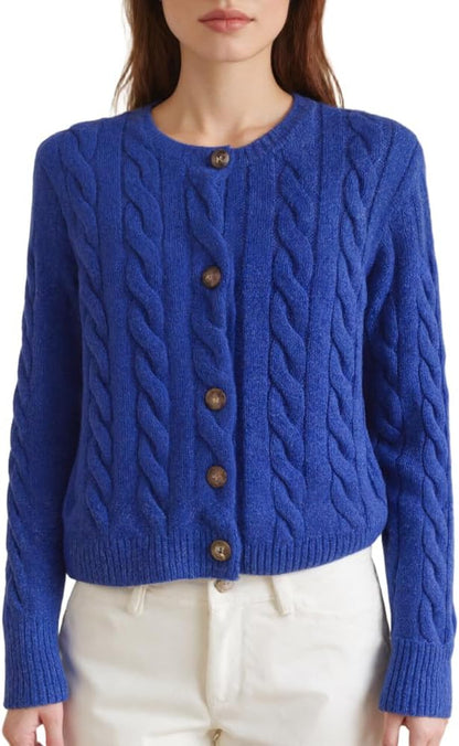 Merino Wool Knitted Jacket – Soft & Classic Knit