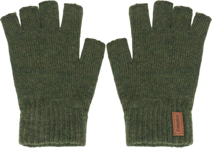 Merino Fingerless Gloves – Knitted Warmth