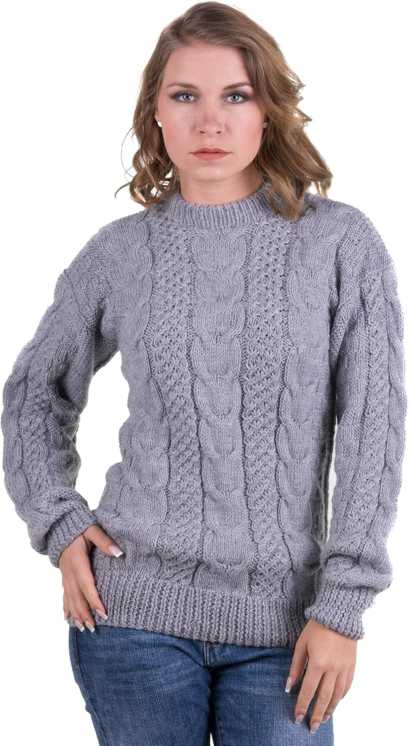 Alpaca Sweater – Hand-Knit Design