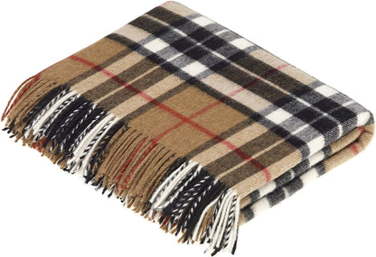 Merino Throw Blanket - Beige Gray