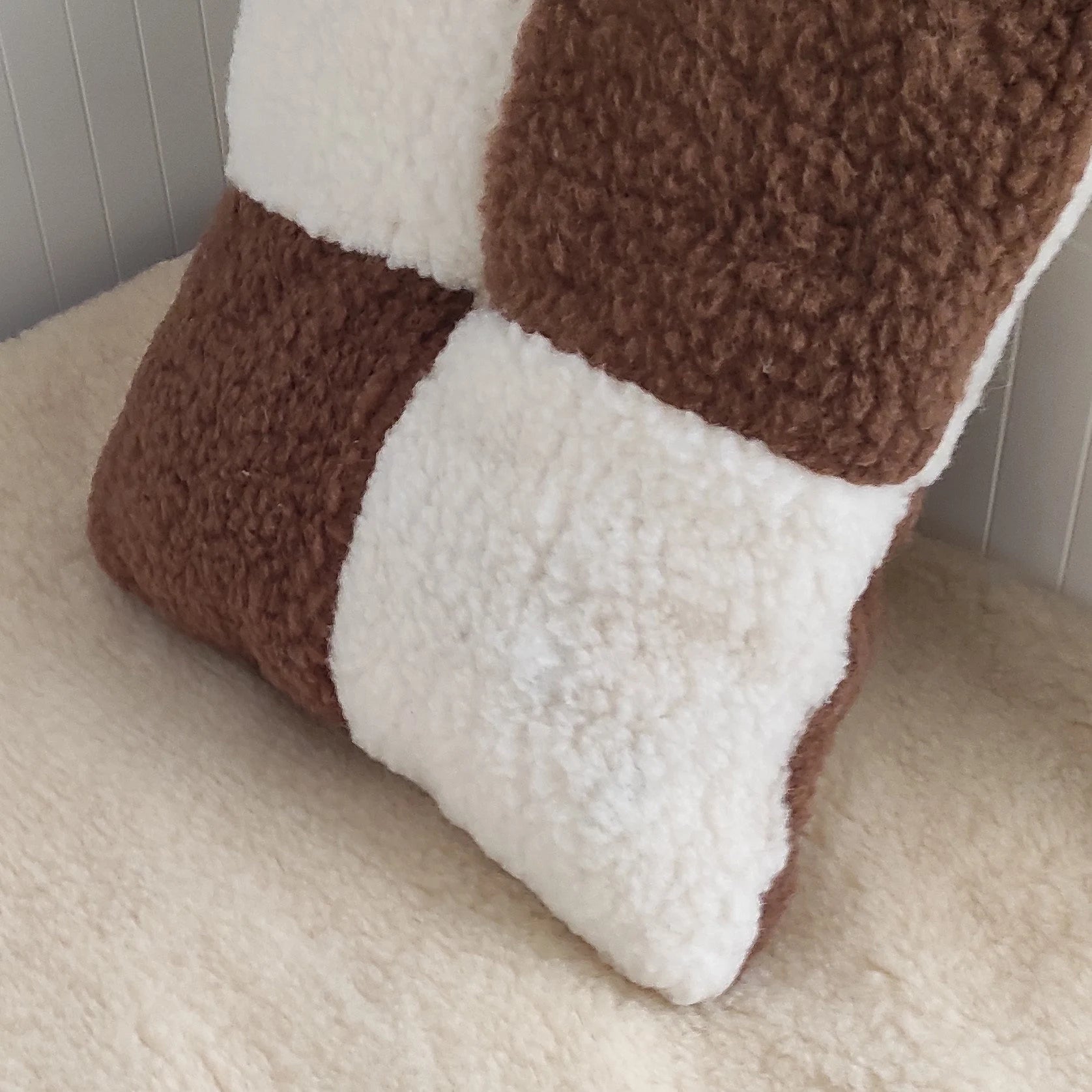 Merino Wool Cushion – Camel