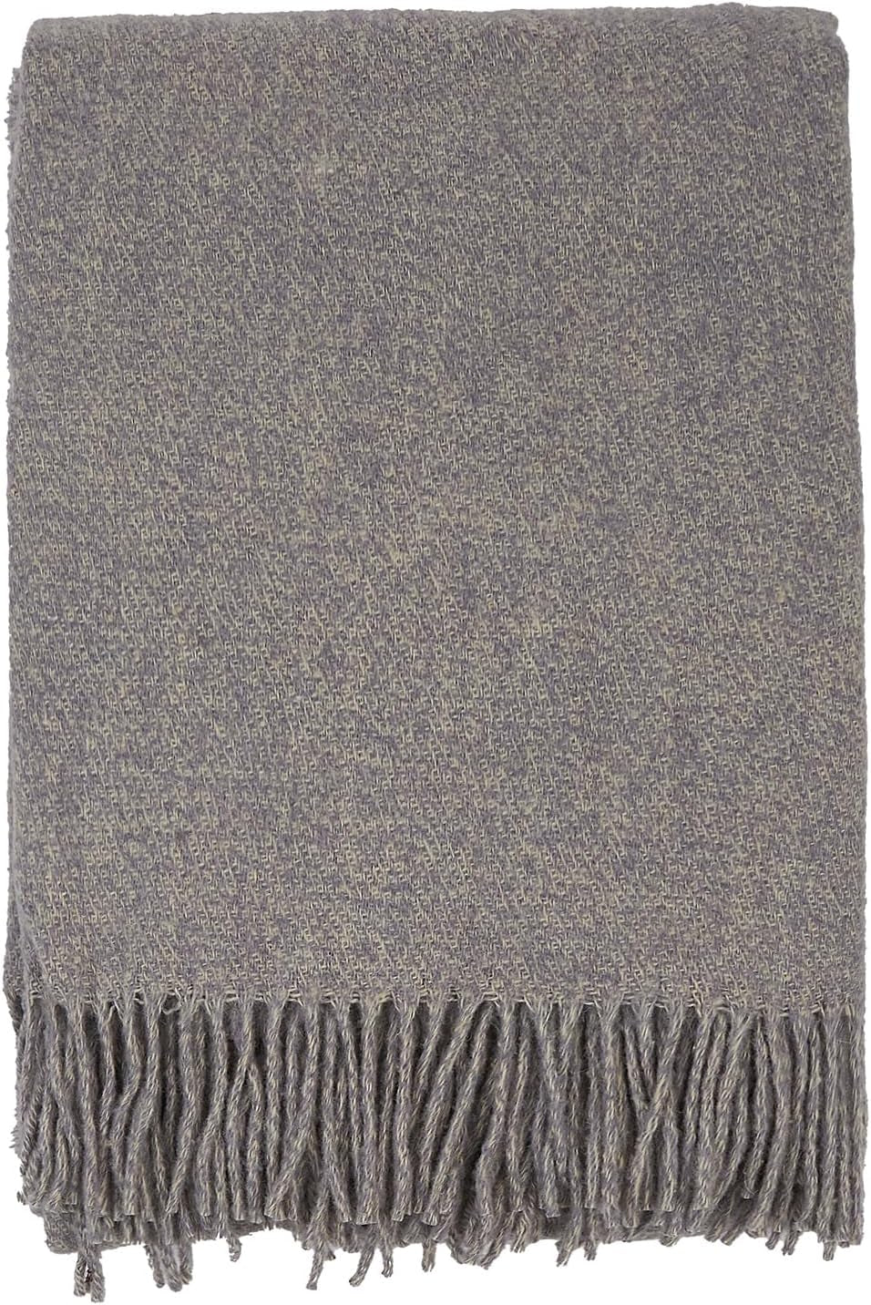 Merino Throw Blanket - Fringed Design