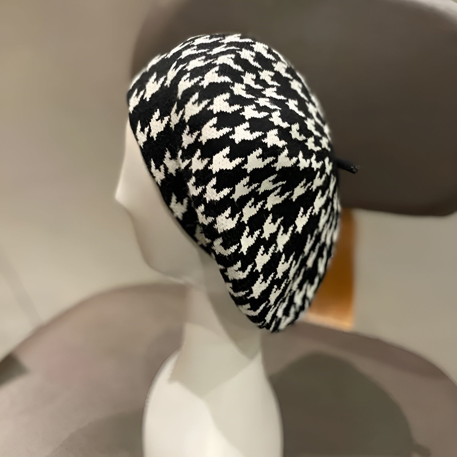 Alpaca Plaid Wool Beret Sophisticated Comfort for Women - Alpaca House